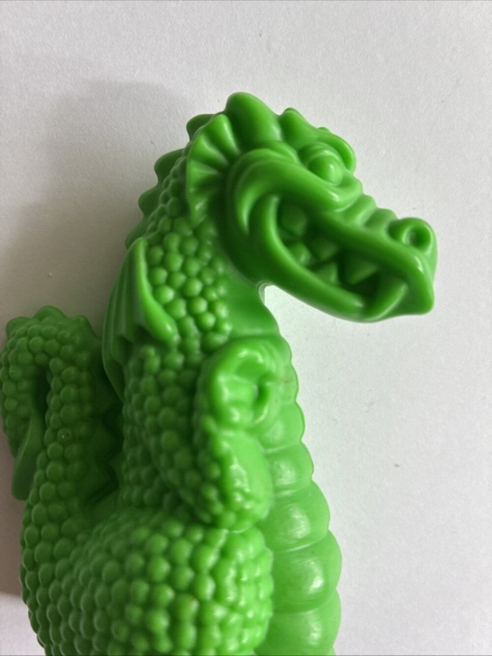 Vintage 1995 Fisher Price Green Dragon Figure Great Adventures Castle Toy - Picture 2 of 6